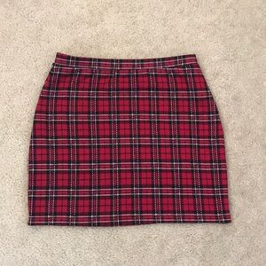 Forever 21 Plaid Miniskirt